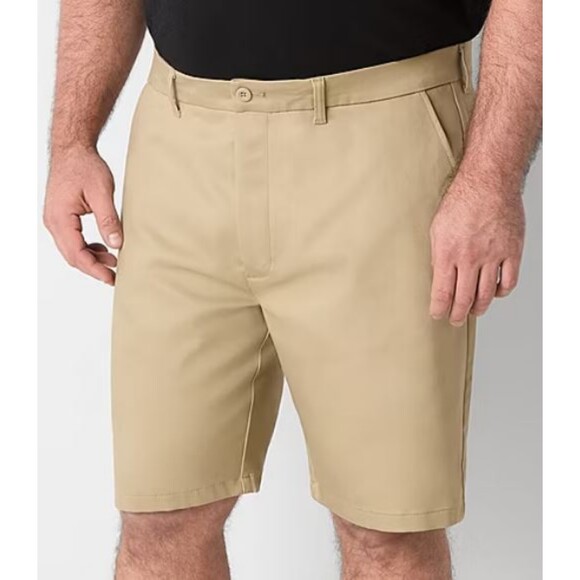 St. John's Bay Big and Tall Mens Golf Short Stone Color Size 60 NWT - Picture 1 of 4